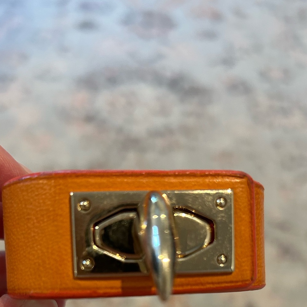 Authentic Givenchy shark tooth leather cuff. Great condition.